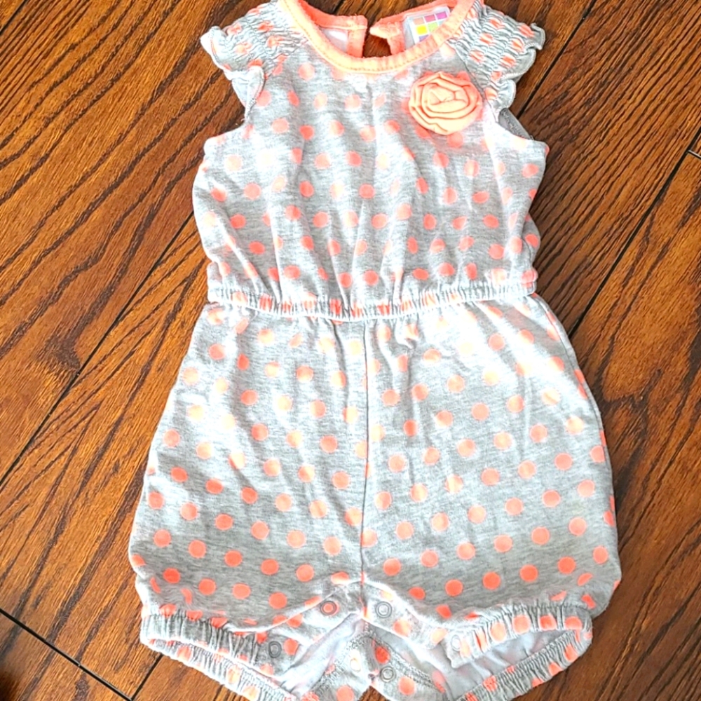 3-6 months girls romper